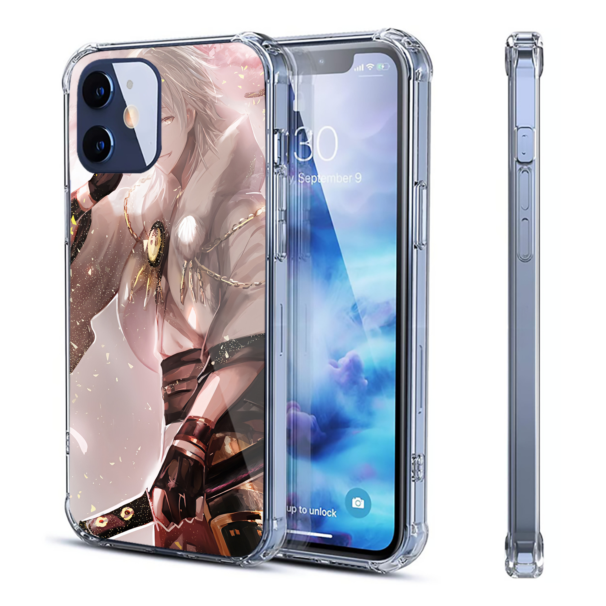 （画像用） 刀剣乱舞 Touken Ranbu 【iPhone 12シリーズ対応】透明スマホケース（クリアソフトケース）